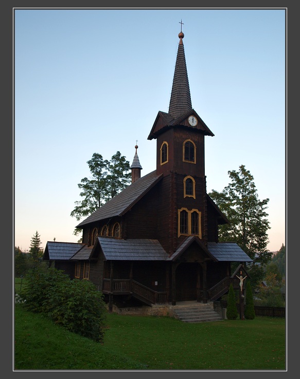 dřevěný kostel v Tatranské Javorině