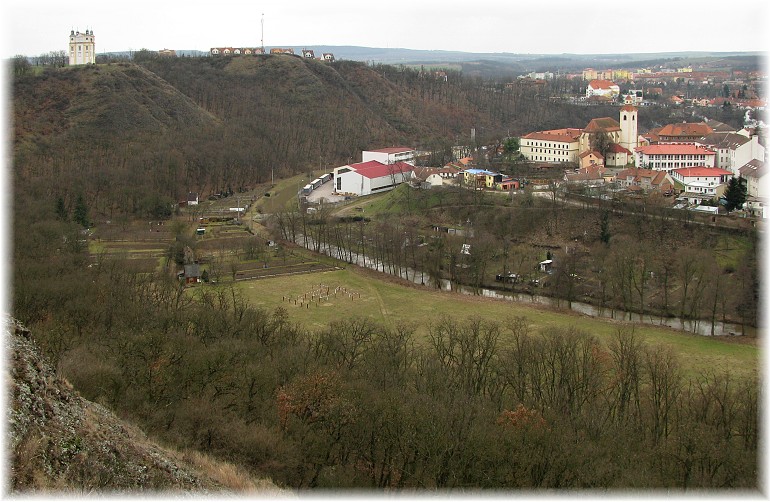 Pohled na Moravský Krumlov z Křížáku