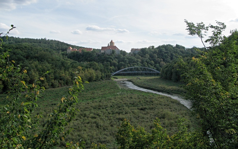 vypuštěná Brněnská přehrada