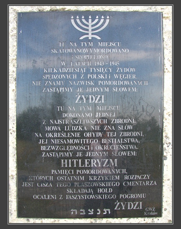 Kraków, koncentrační tábor Plaszow
