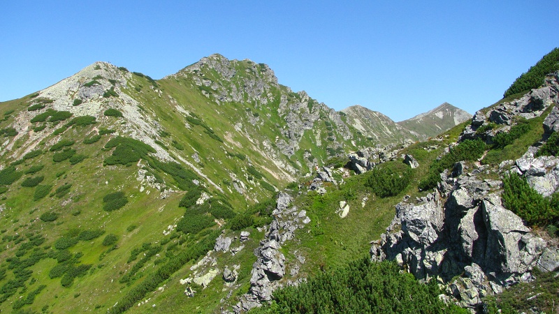 Západní Tatry, hřebínek Otrhance