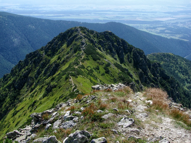 Západní Tatry, hřebínek Otrhance