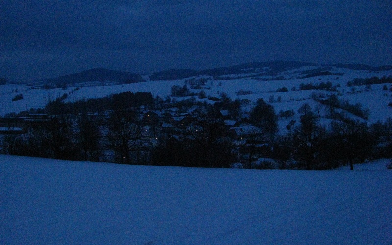 Soumrak nad Velkým Tresným