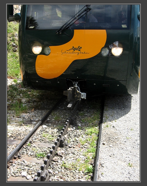 Schneeberg, Salamander Zahnradbahn