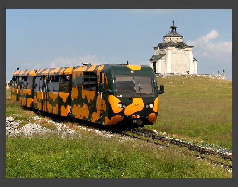 Schneeberg a vláček Salamandr