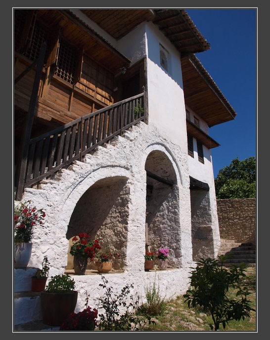 Albánie, etnografické muzeum v Krujë
