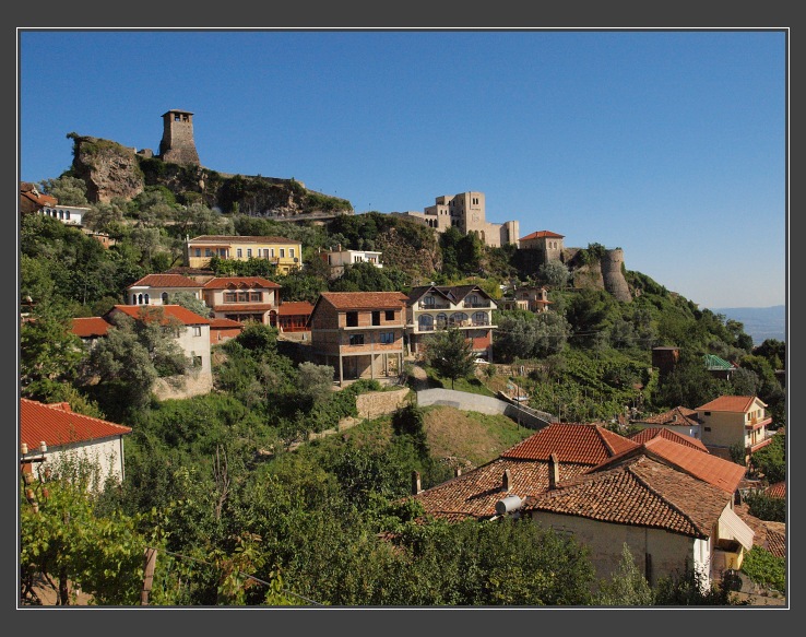 Albánie, pevnost v Krujë