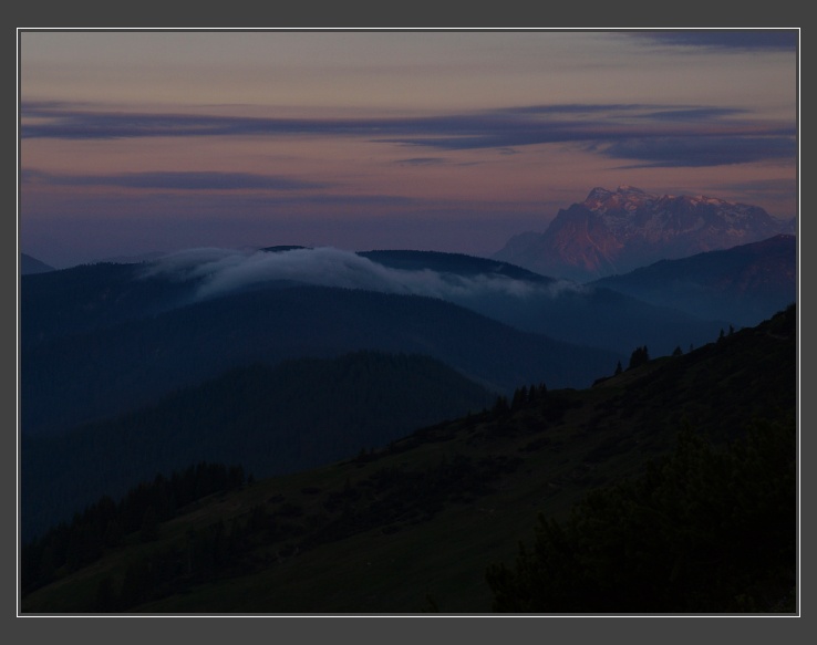 ráno od chaty Hofpürglhütte
