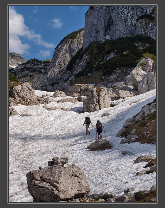 pod sedlem Steiglpass