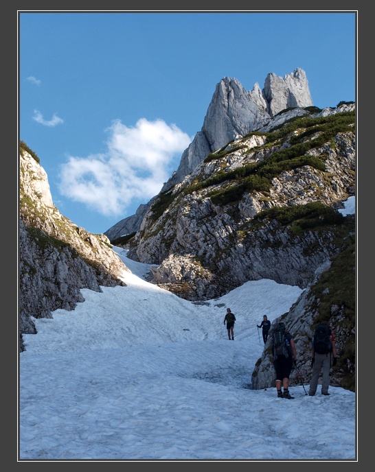 pod sedlem Steiglpass