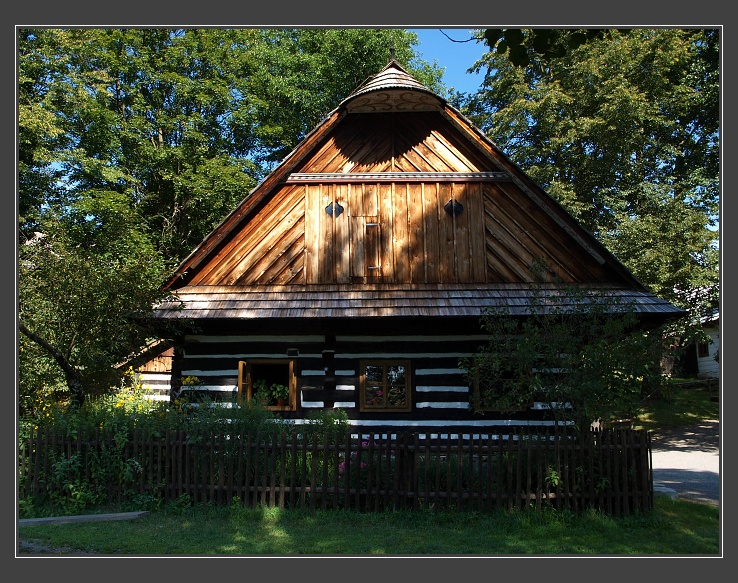 skanzen Veselý kopec poblíž Hlinska
