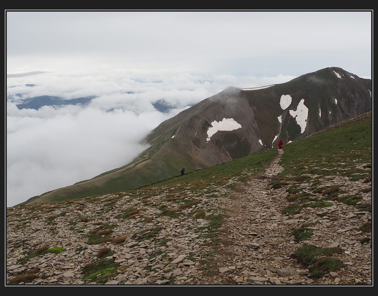 výstup na Mt. Vettore za deště