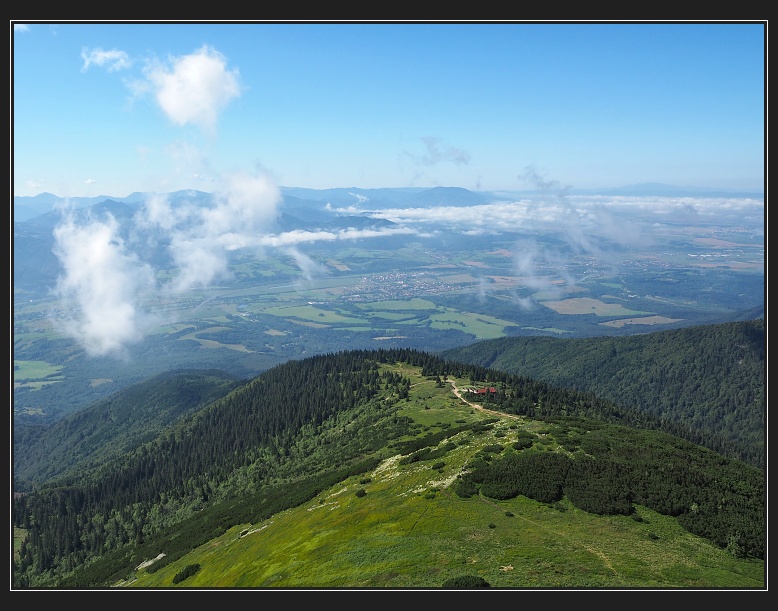 Turčianska kotlina a Chata pod Chlebom