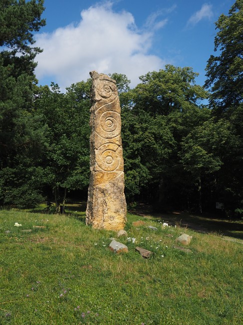 keltský menhir u Střížova