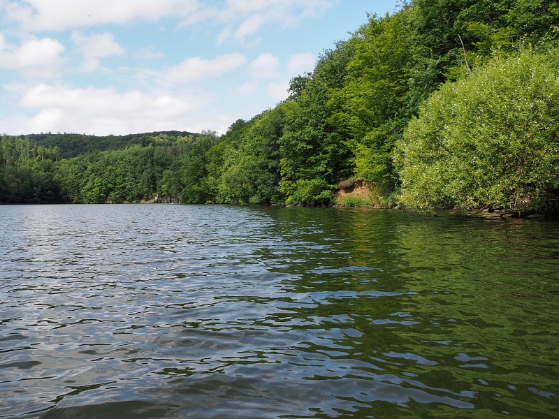 Brněnská přehrada na paddleboardu