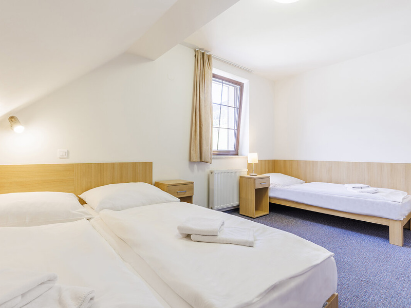 třílůžkový apartmán v chatě U slona