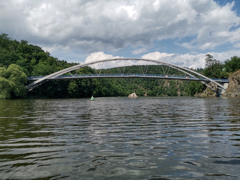 Brněnská přehrada na paddleboardu