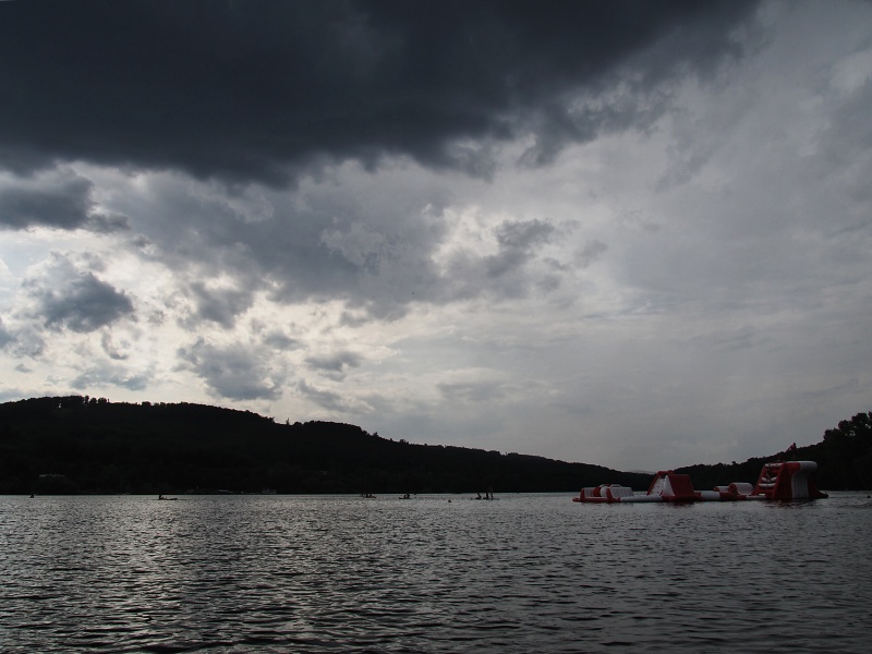 Brněnská přehrada na paddleboardu