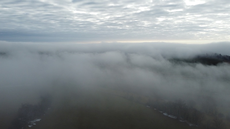 z Rovečného na rozhlednu Horní les