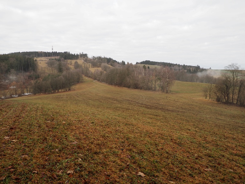 z Rovečného na rozhlednu Horní les