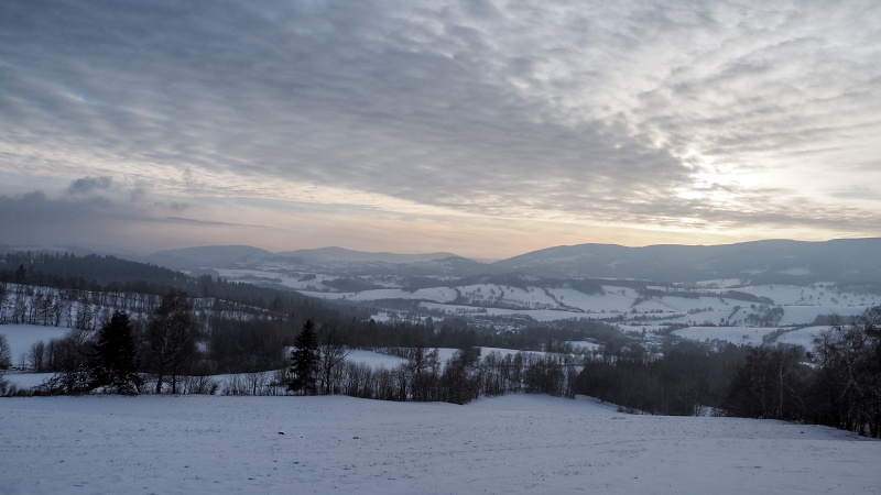 pohled od srubu na Staroměstsko