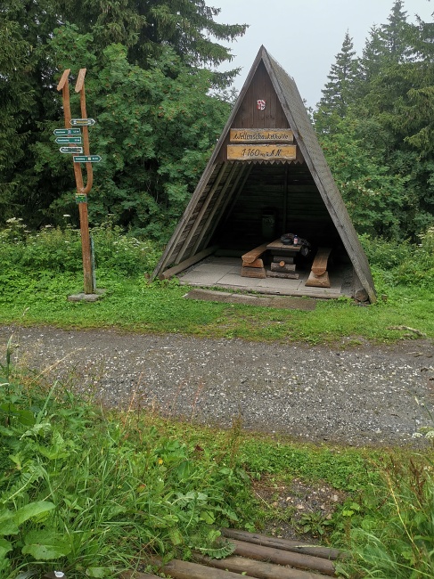 pod vrcholem Fichtelbergu