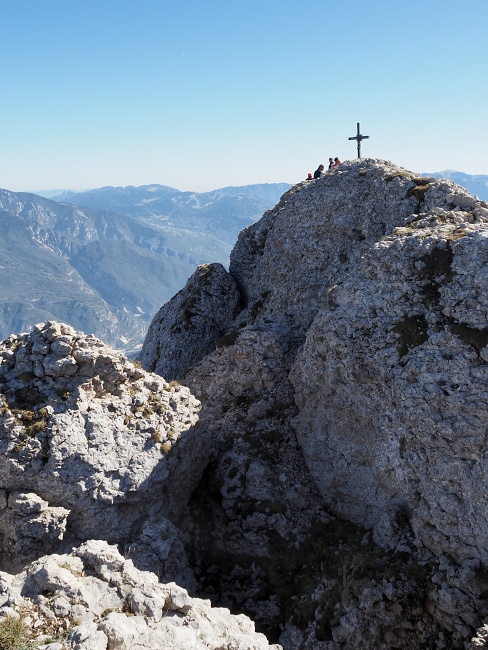 na vrcholu Monte Cornetto