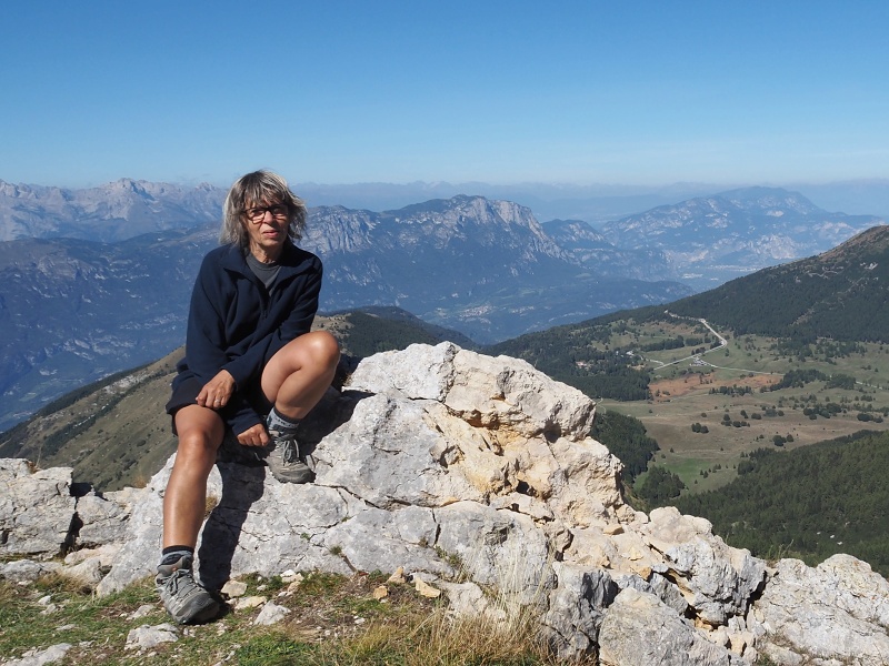 na vrcholu Monte Cornetto