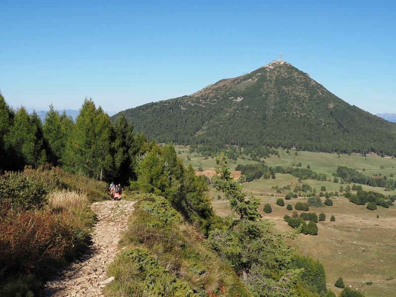 sestup z Monte Cornetto