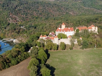 Veveří a Prýgl z výšky